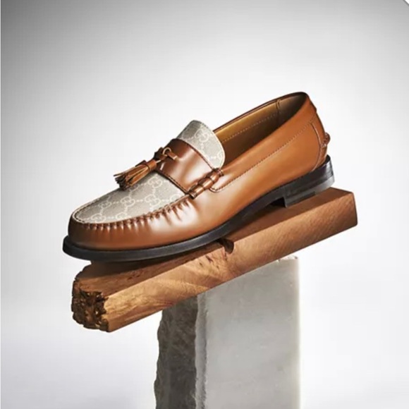 Gucci Italian Loafers size 9 brown hand crafted in Italy. Beautiful. 🇮🇹🇮🇹 - Picture 2 of 12